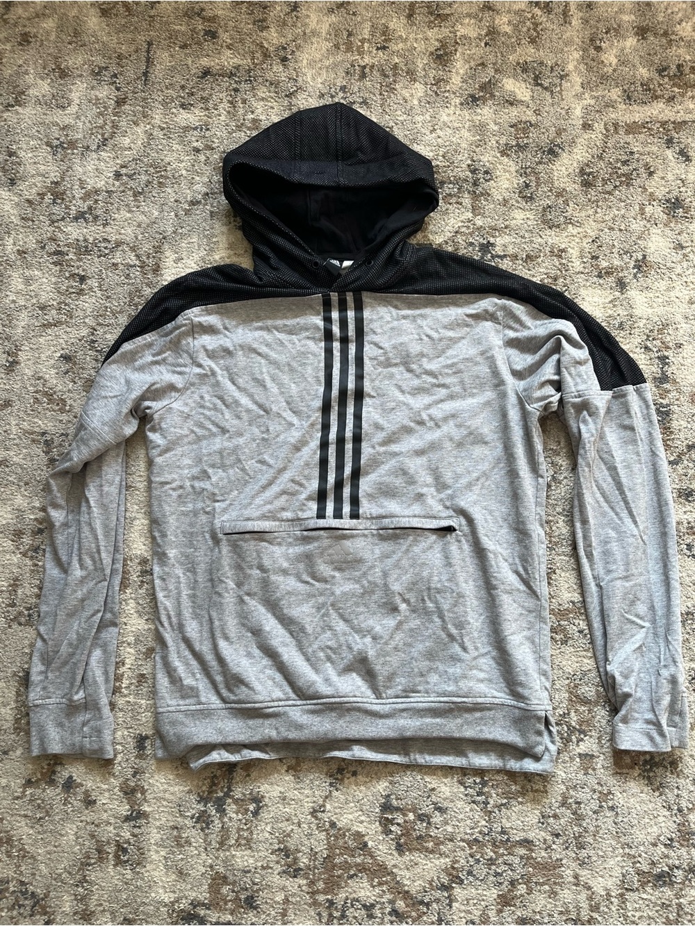 Adidas Youth Boy’s Medium Gray Hoodie